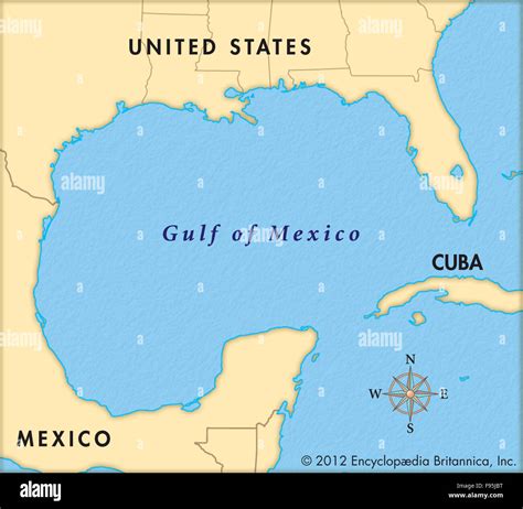 Gulf mexico maps cartography geography gulf hi-res stock photography and images - Alamy