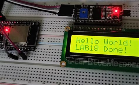 Interfacing 16x2 Lcd With Esp32 Using I2c Esp8266 Images