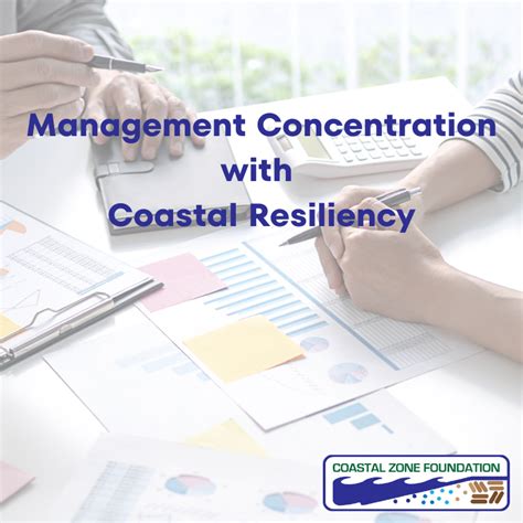 Management Courses Concentration With Coastal Resiliency Coastal Zone