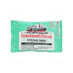 Fishermans Strong Mint Manfaat Dosis Efek Sampin