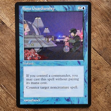 Fierce Guardianship B Mtg Proxy Abyss Proxy Shop Enhance Your Commander And Edh Decks With