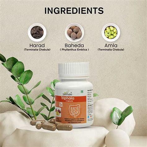 Buy Jairishi Triphala Veg Capsule S Online At Best Price Pure Herbs