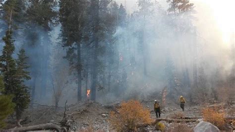 October Fire Nears 35 Containment On Mt Charleston Caused By