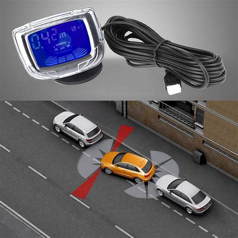 2inch LCD Display Car Parking Assist Buzzer Backup Detector System with
