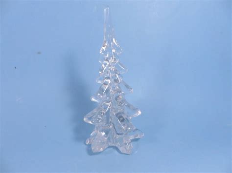 Vintage Glass Christmas Tree Vintage Antoinette Art Glass Christmas Tree Made In Taiwan Etsy