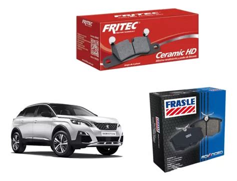 Kit Pastillas Freno Delanteras Y Traseras Para Peugeot