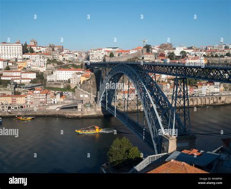 Dom Luis Bridge Over The Douro River Hi Res Stock Photography And