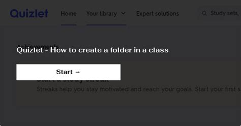 Quizlet How To Create A Folder In A Class