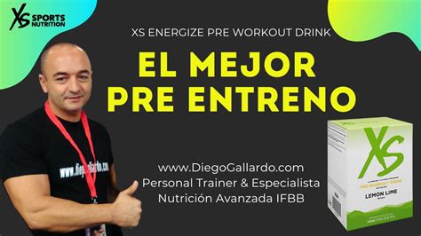 El Mejor Pre Entreno Bebida Pre Entrenamiento Xs Xs Energize Pre