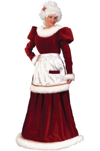 Deluxe Mrs Claus Adult Costume