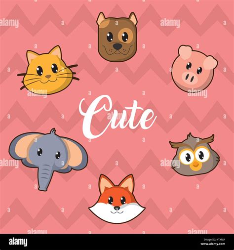 Icon Set Cartoons Design Stock Vector Image And Art Alamy