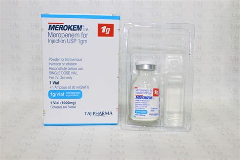 Meropenem For Injection Usp Manufacturers Exporters India