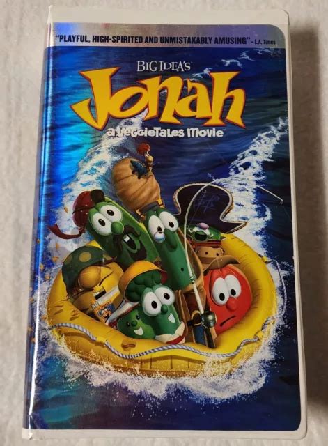 Big Idea Jonah A Veggietales Movie Vhs Video Tape Clamshell