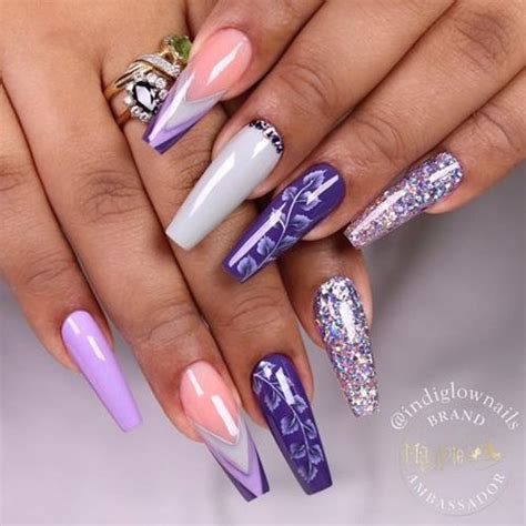 Lavender Nails Are Dominating The Nail Art Scene