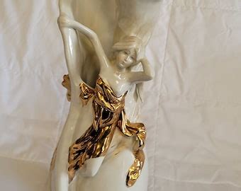 Vintage Royal Dux Art Nouveau Porcelain Vase Etsy