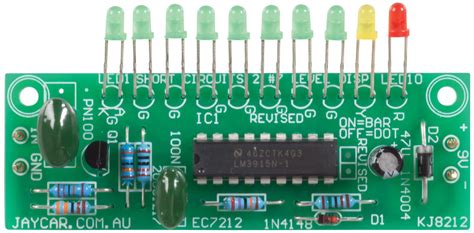 How To Make Led Vu Meter Circuit An6884 Simple Circuit Diagram