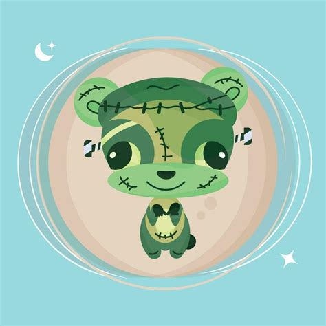 Isolated cute dog on a zombie costume Vector illustration 28228472 ...