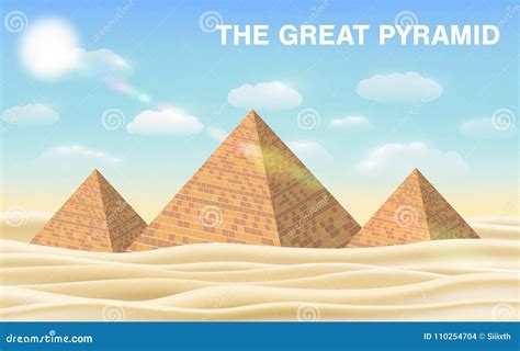 Great Pyramid Of Giza Cross Section Vintage Engraving Cartoon Vector