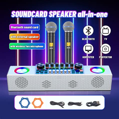 Jual Live Soundcard Sound Card Sy Soundcard Bluetooth Speaker All In