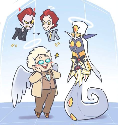 Thank You Dear Good Omens Book Cute Gay Angel And Devil