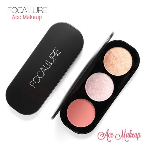 Jual Focallure Palet Highlighter Blush On Colors Original Di