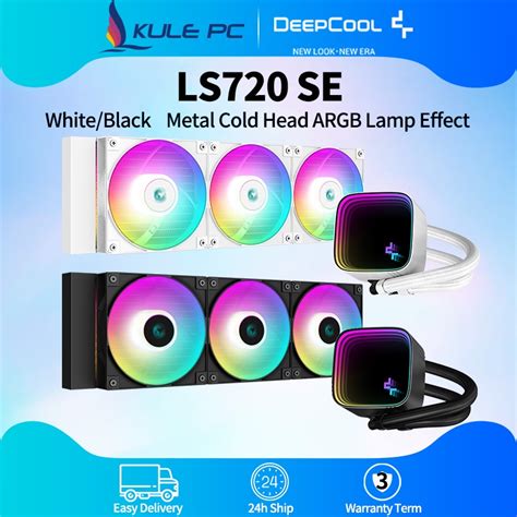 Deepcool Ls Se Ls Se Cpu Aio Liquid Cooler Argb White Black