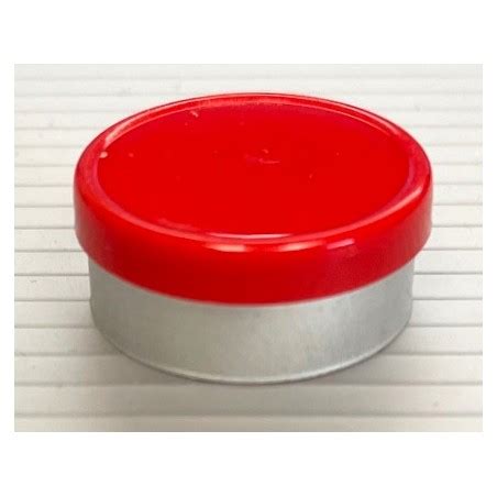 Red Mm Flip Cap Vial Seal Glossy Finish Petal Bag Of