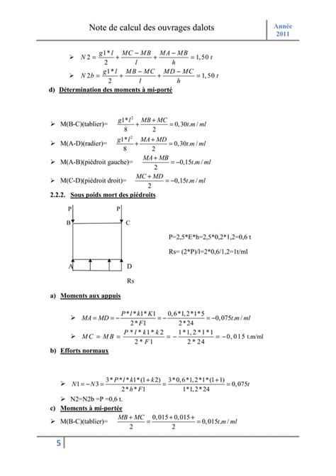 Calcul De Dalot Pdf