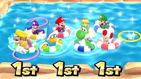 Mario Party 9 Minigames Garden Battle Yoshi Vs Magikoopa Vs Peach