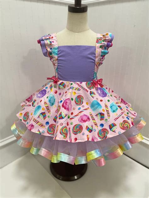 Candy Dress - Etsy | Candy dress, Tutu dress, Pinafore dress