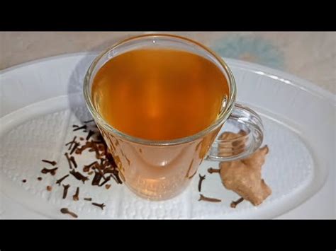 How To Make Ginger Tea With Clove Ginger Clove Tea Recipe Youtube