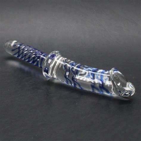 Skleněné dildo s rukojetí Roluck bazar OdKarla cz