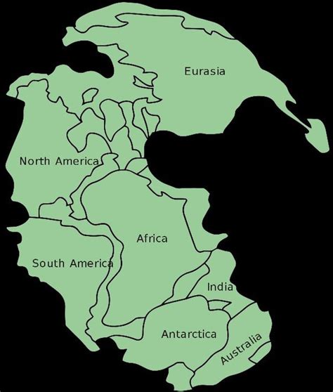 Simple Pangea Map