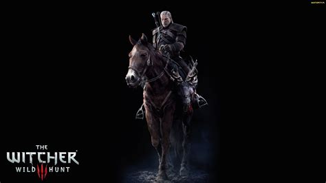 Tapety zdjęcia Gra Koń The Witcher 3 Wild Hunt Wiedźmin 3 Dziki Gon