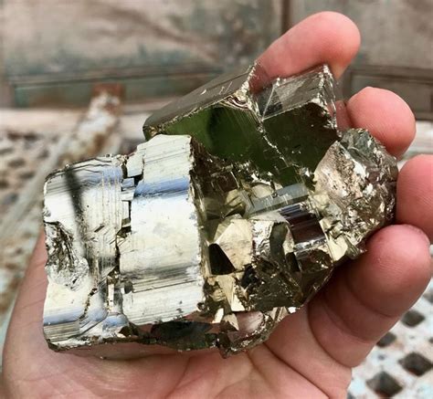 Cubic Pyrite Crystal Very Shiny Crystal 9 X 6 X 6 Cm Catawiki