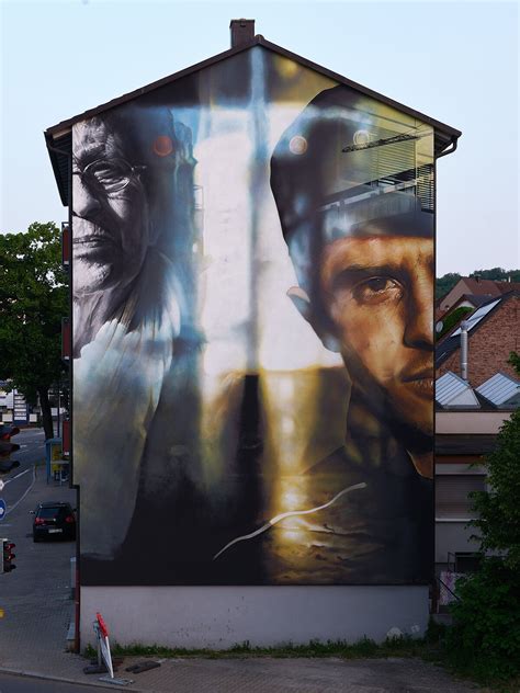 Guido Van Helten Mural In Pforzheim