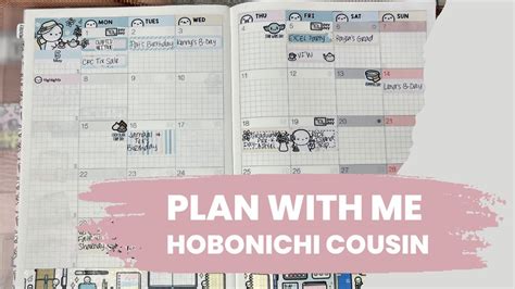 May Monthly Plan With Me Hobonichi Cousin Feat Thecoffeemonsterzco