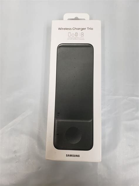 New Samsung W Qi Compatible Led Light In Wireless Charger Trio Pad