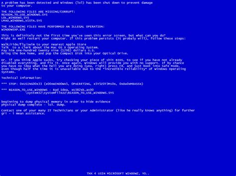 Blue Screen Of Death - 1024x768 - Download HD Wallpaper - WallpaperTip