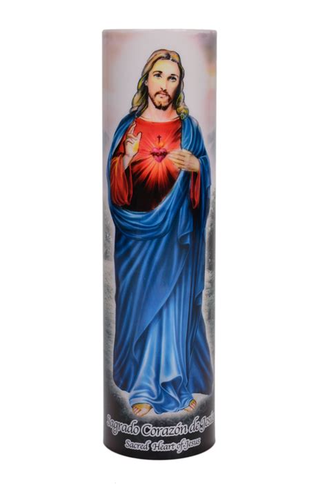 Buy The Saints Collection Sacred Heart Of Jesus Led Flameless Devotion