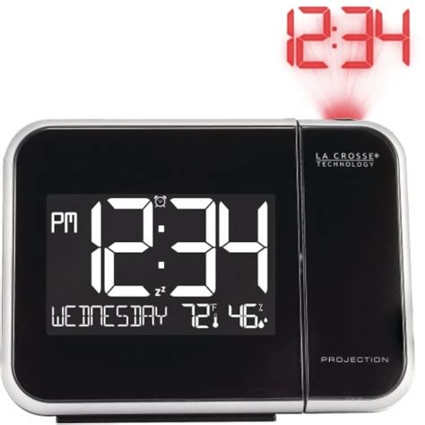 La Crosse Technology Projection Electric Alarm Clock 616 1412 1 QFC