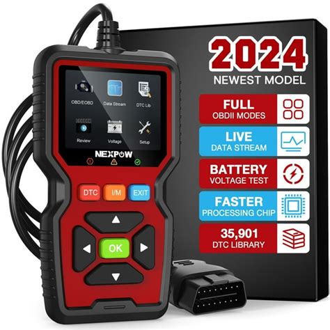 nexpow obd scanner car code reader auto diagnostic tool  check