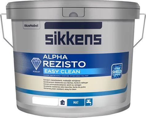 Sikkens Alpha Rezisto Easy Clean Muurverf Dekkend Binnen Water