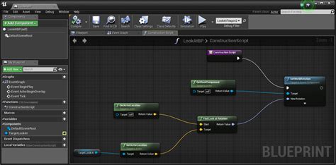 A Simple Look-At Blueprint for Unreal Engine | A Clockwork Berry