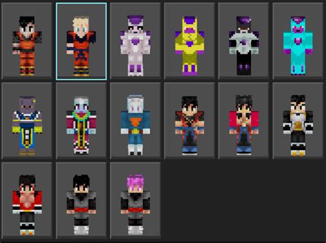 Dragon Ball SkinPack » Minecraft Bedrock Addons