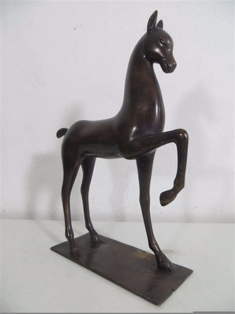 Modern bronze horse - Catawiki