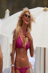 Victoria Silvstedt Wearing A Bikini In Miami April 2014 CelebMafia