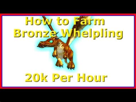 How To Farm The Bronze Whelpling 20k Gold Per Hour In WoW YouTube