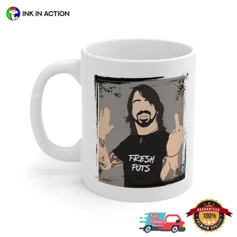 Foo Fighters Dave Grohl Fresh Pots Graphic Art Cup - Print your ...