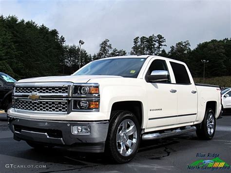 2014 White Diamond Tricoat Chevrolet Silverado 1500 LTZ Crew Cab 4x4